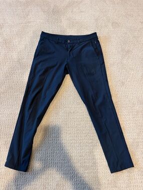 Men’s Commission Navy Blue Dress Pants 34 x 32 slim fit